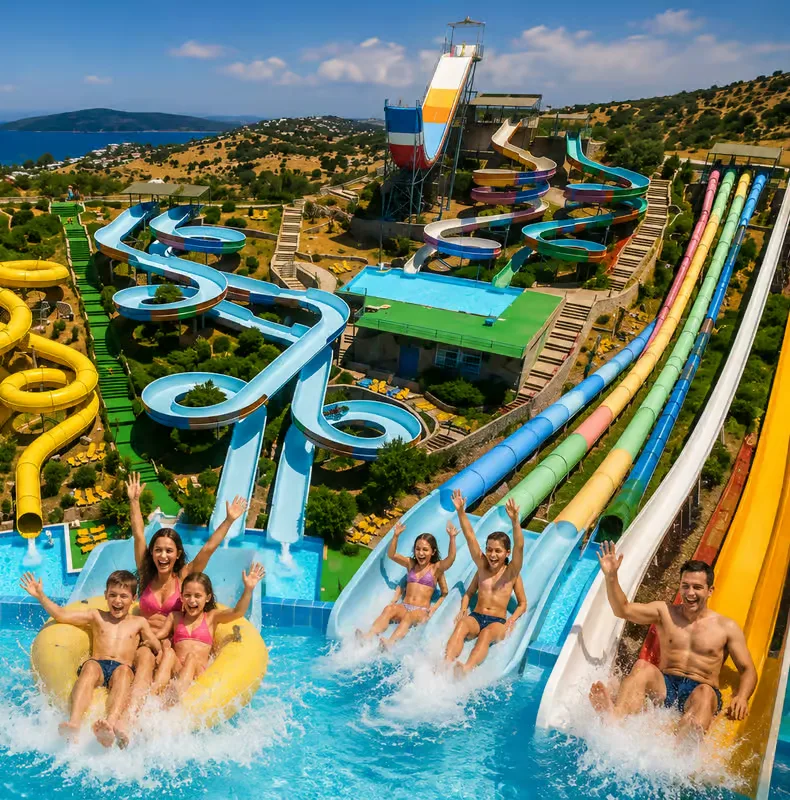 Bodrum: Aquapark belépőjegy korlátlan hozzáféréssel – programajánló Bodrum környékén