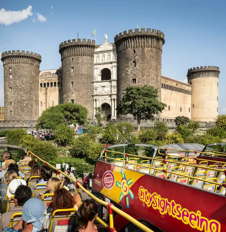 City Sightseeing Napoli hop-on hop-off túra 24 óra – programajánló Nápoly környékén