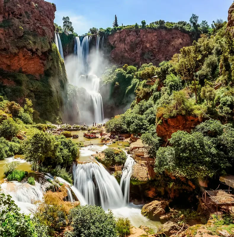 Marrakesh: vezetett túrázás az Ouzoud-vízeséshez, csónakázás és ebéd – programajánló Marrakesh környékén