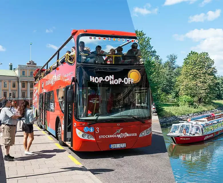 Stockholm: Hop-On Hop-Off busz vagy hajó opció – programajánló Stockholm környékén